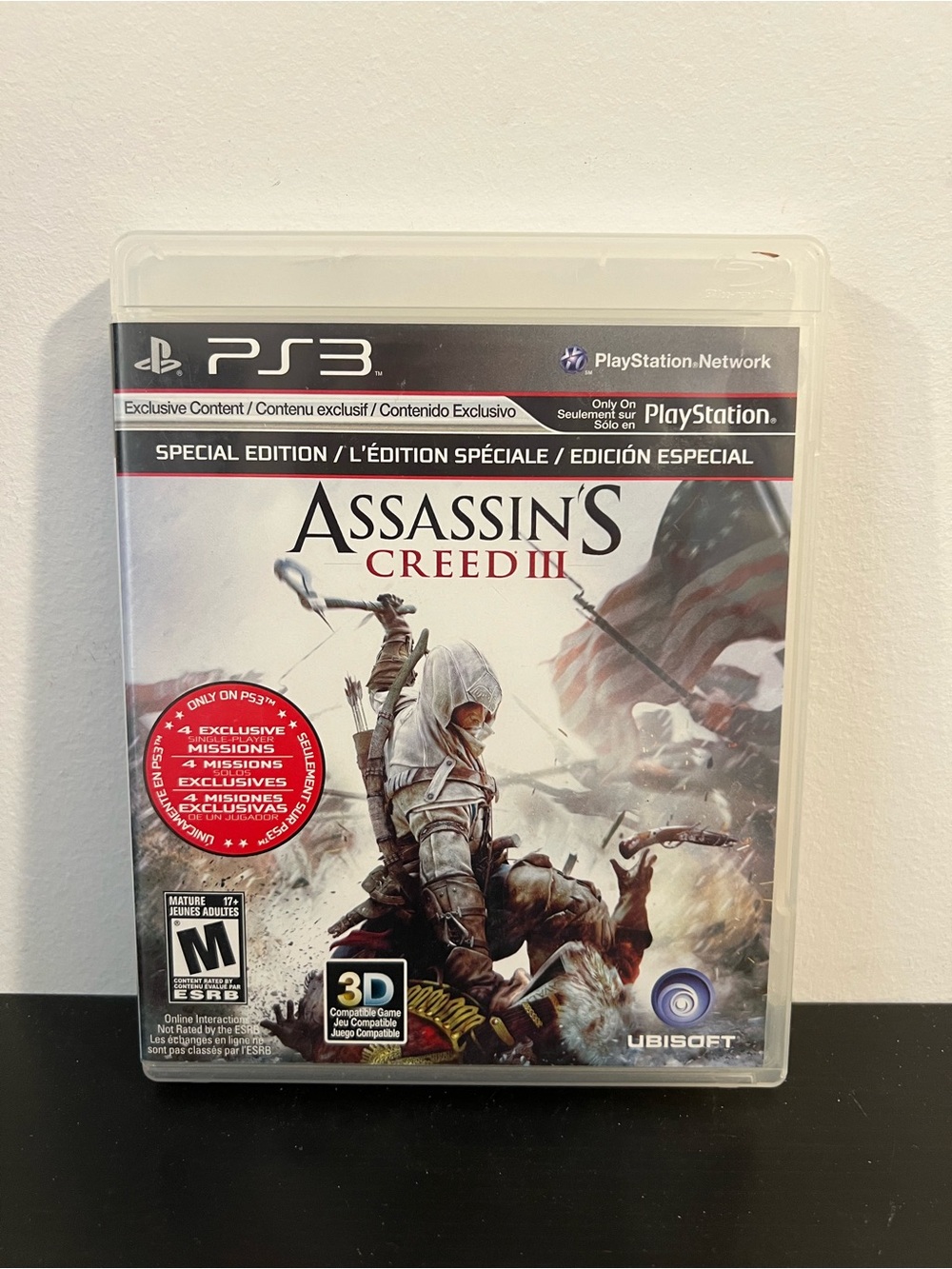 Assassin’s Creed III Special Edition PS3 Complete CIB Tested